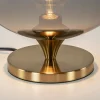 Online Straluma Globe tafellamp smoke/titanium met gouden voet