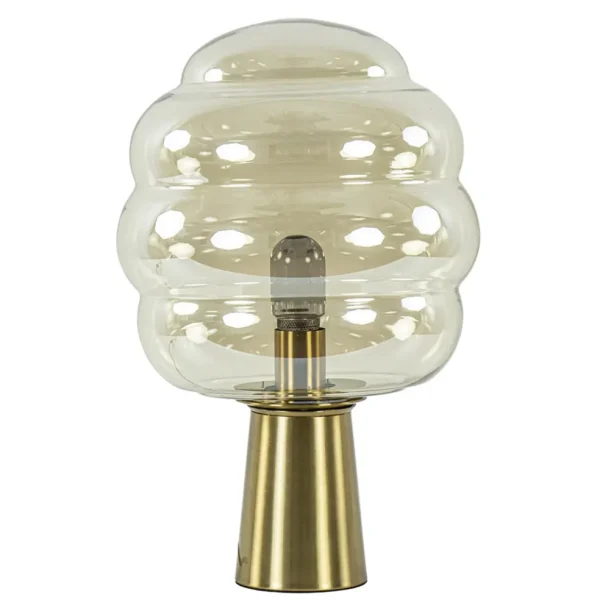 gouden_tafellamp_misty_me_0.webp Fashion Straluma Gouden tafellamp Misty met amber glazen kap L&L