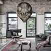 Best Sale Straluma Grote design hanglamp ringen platinum 80 cm