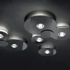 Cheap Straluma Grote design LED plafondlamp Bugia Mega glossy zwart