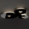 Cheap Straluma Grote design LED plafondlamp Bugia Mega glossy zwart