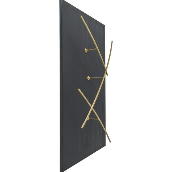 Online Straluma Grote design wandlamp met gouden kapjes