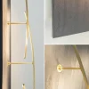 Online Straluma Grote design wandlamp met gouden kapjes