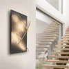 Online Straluma Grote design wandlamp met gouden kapjes