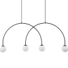 Sale Straluma Grote hanglamp bogen met wit glas