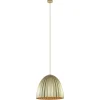 Flash Sale Straluma Grote hanglamp mat goud met relief 50 cm
