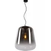 grote_hanglamp_smoke_glaz_1.webp Sale Straluma Grote hanglamp smoke glazen kap met zwart
