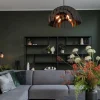 grote_koepel_hanglamp_dom_4.webp Outlet Straluma Grote koepel hanglamp Dome mat zwart metaal