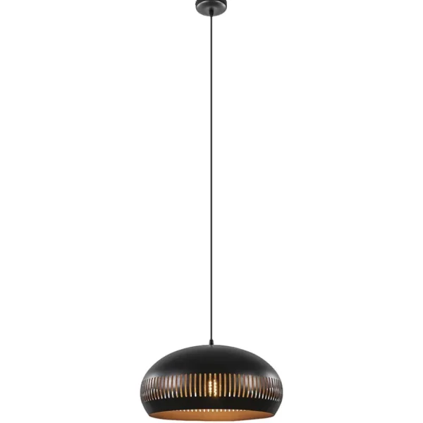 grote_koepel_hanglamp_zwa_1.webp Cheap Straluma Grote koepel hanglamp zwart met goud 50 cm
