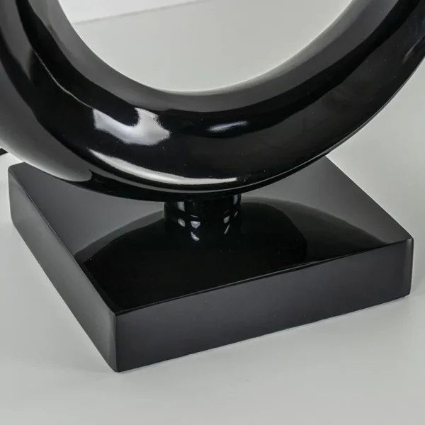 grote_lampvoet_maan_shiny_3.webp Outlet Straluma Grote lampvoet Maan shiny zwart