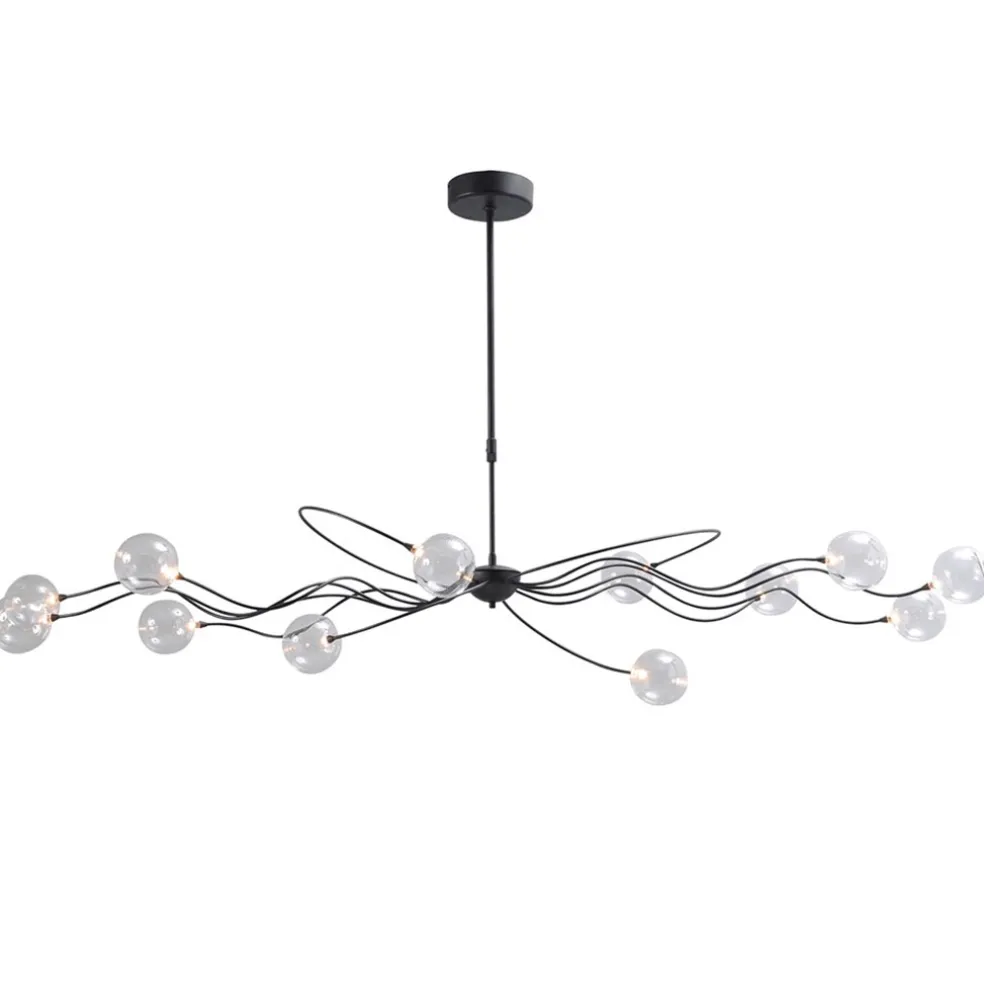 grote_led_hanglamp_zwart__0.webp New Straluma Grote LED hanglamp zwart met helder glazen bollen
