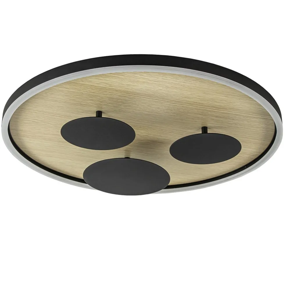 grote_led_plafondlamp_zwa_0-1.webp Cheap Straluma Grote LED plafondlamp zwart met houtlook dimbaar