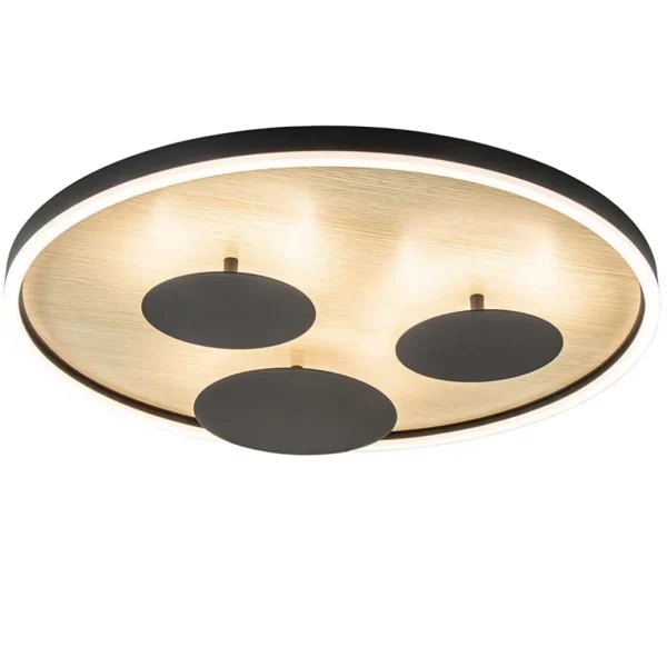 grote_led_plafondlamp_zwa_1-1.webp Cheap Straluma Grote LED plafondlamp zwart met houtlook dimbaar