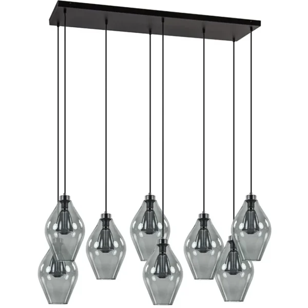 grote_lichts_multipendel__0-1.webp Store Straluma Grote 8-lichts multipendel hanglamp smoke glas ruit