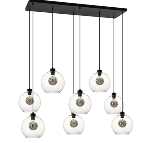 grote_lichts_multipendel__0.webp Outlet Straluma Grote 8-lichts multipendel/ hanglamp met helder glas