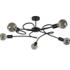 grote_lichts_plafondlamp__0-1.webp Online Straluma Grote 5-lichts plafondlamp zwart exclusief lichtbronnen