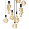grote_lichts_videlamp_mat_3.webp Best Straluma Grote 12-lichts videlamp mat zwart met zwarte pendels