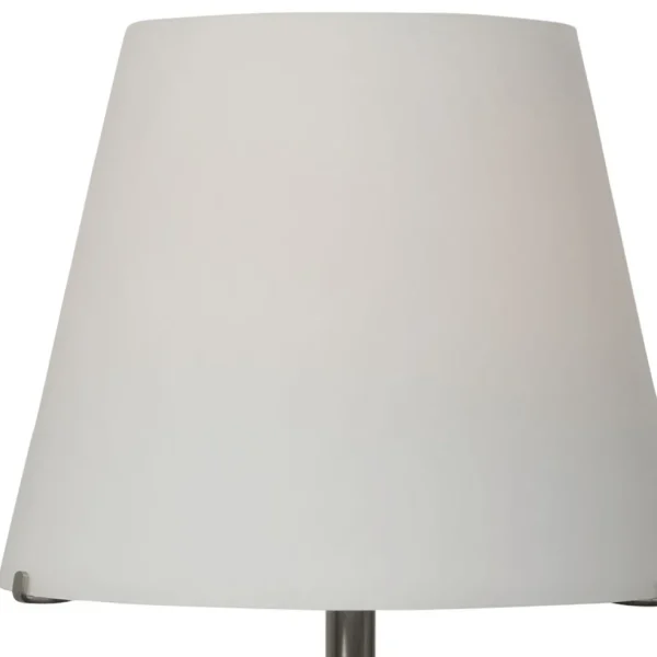 grote_moderne_tafellamp_c_1.webp Outlet Straluma Grote moderne tafellamp Calabro nikkel glas