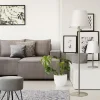 grote_moderne_tafellamp_c_4.webp Outlet Straluma Grote moderne tafellamp Calabro nikkel glas