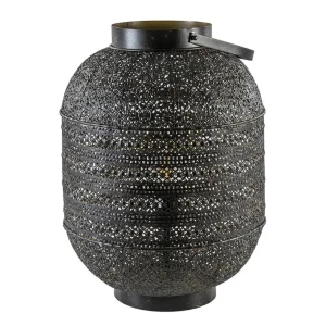 grote_oosterse_tafellamp__0.webp Sale Straluma Grote Oosterse tafellamp lantaarn donker bruin