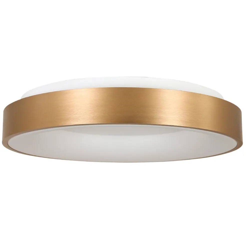 grote_plafondlamp_goud__c_0.webp Best Sale Straluma Grote plafondlamp goud 48 cm inclusief LED