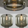 grote_plafondlamp_smoke_g_3.webp Discount Straluma Grote plafondlamp smoke glas met mat zwart