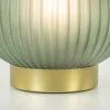 Cheap Straluma Grote tafellamp op batterij Tajera donker groen/goud