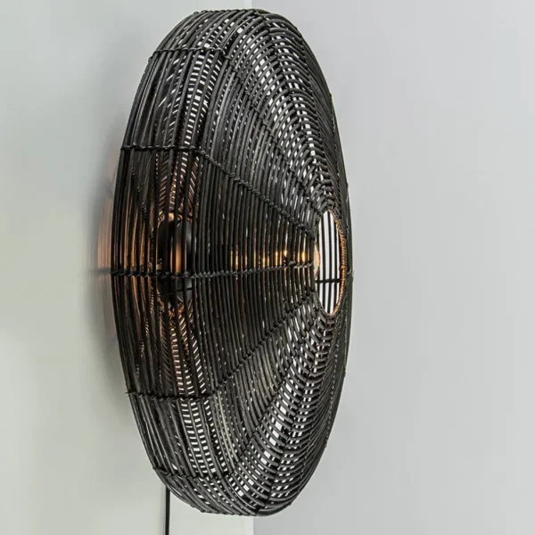 grote_wandlamp_mataka_don_1.webp Cheap Straluma Grote wandlamp Mataka donker bruin rotan inclusief snoer