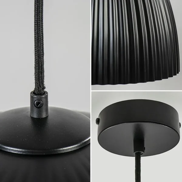 grote_xl_hanglamp_relief__2.webp Discount Straluma Grote XL hanglamp relief zwart met goud