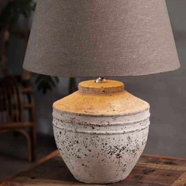 grove_tafellamp_toba_lamp_4.webp Online Straluma Grove tafellamp Toba lampenvoet L&L