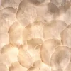 Outlet Straluma Hanglamp 40 cm rond creme schelpen