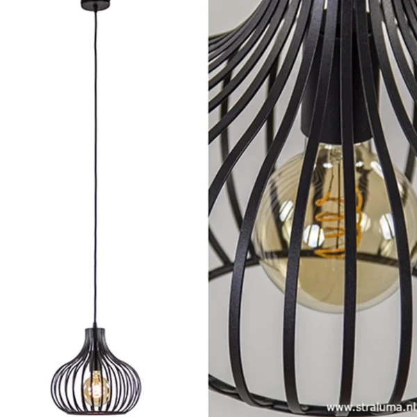 hanglamp_aglio_cm_zwart_2.webp Flash Sale Straluma Hanglamp Aglio 28cm zwart