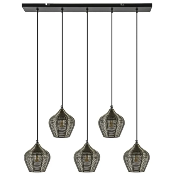 hanglamp_alvaro_lichts_an_0.webp Fashion Straluma Hanglamp Alvaro 5-lichts antiek brons