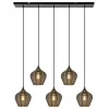 hanglamp_alvaro_lichts_an_1.webp Fashion Straluma Hanglamp Alvaro 5-lichts antiek brons