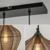 hanglamp_alvaro_lichts_an_3.webp Fashion Straluma Hanglamp Alvaro 5-lichts antiek brons