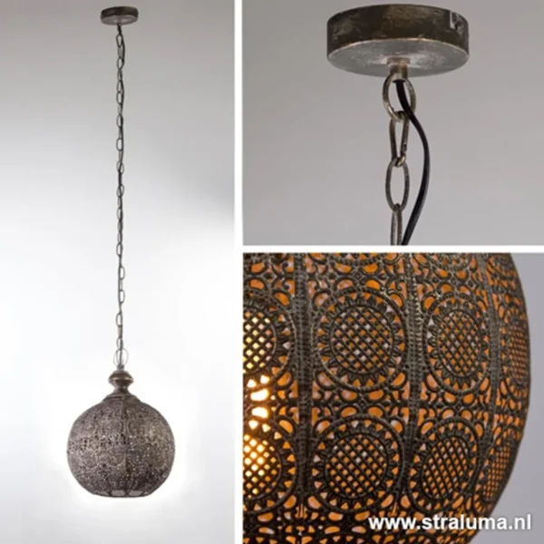 Cheap Straluma Hanglamp Ananya antiek brons