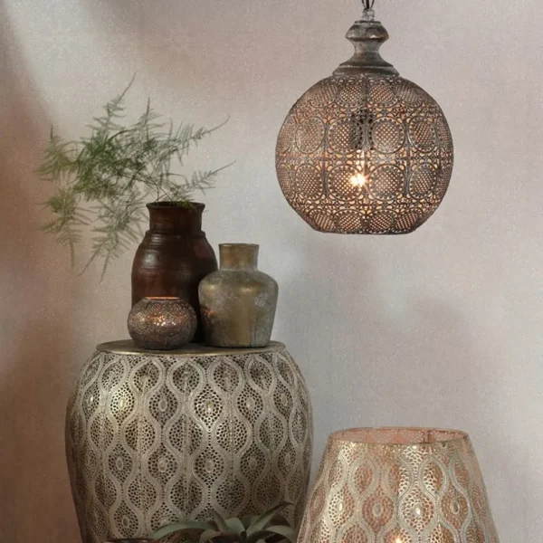 Cheap Straluma Hanglamp Ananya antiek brons