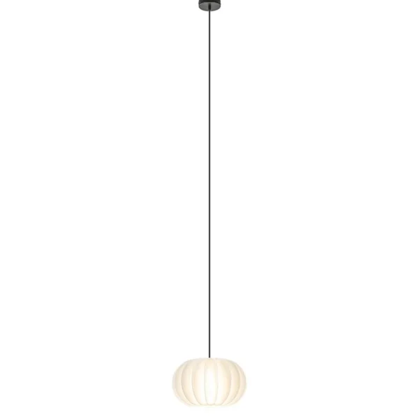 New Straluma Hanglamp Arena 1L 30cm zwart/kap wit