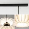 Best Sale Straluma Hanglamp Arena 3L op balk zwart/kap wit