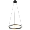 New Straluma Hanglamp Ascoli 65 rond zwart/matgoud