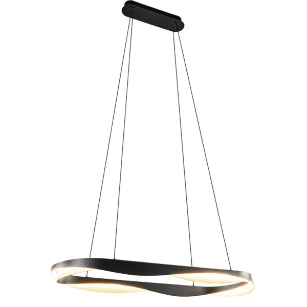 hanglamp_ascoli_ovaal_zwa_1.webp Shop Straluma Hanglamp Ascoli ovaal zwart/matgoud