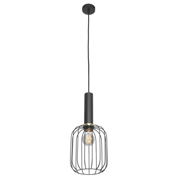 hanglamp_aureole_cilinder_1.webp Cheap Straluma Hanglamp Aureole cilinder smal zwart