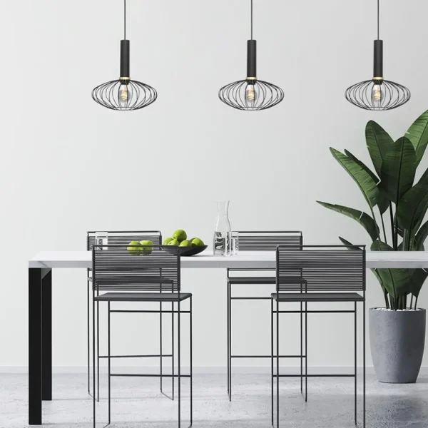 Online Straluma Hanglamp Aureole ovaal zwart