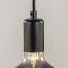 Online Straluma Hanglamp balk 110cm + 5x pendel zwart