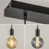 Online Straluma Hanglamp balk 110cm + 5x pendel zwart
