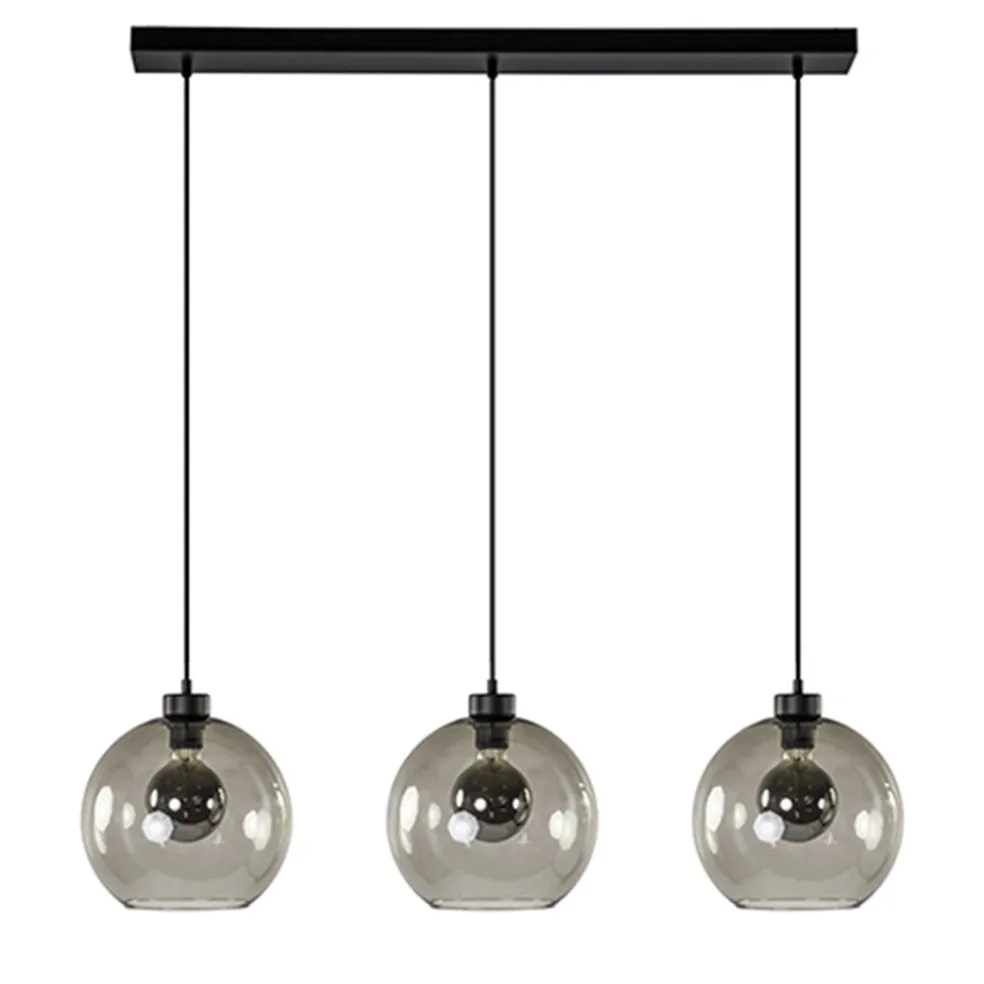 hanglamp_balk_l_smoke_bol_0.webp Cheap Straluma Hanglamp balk 3L smoke bolglas