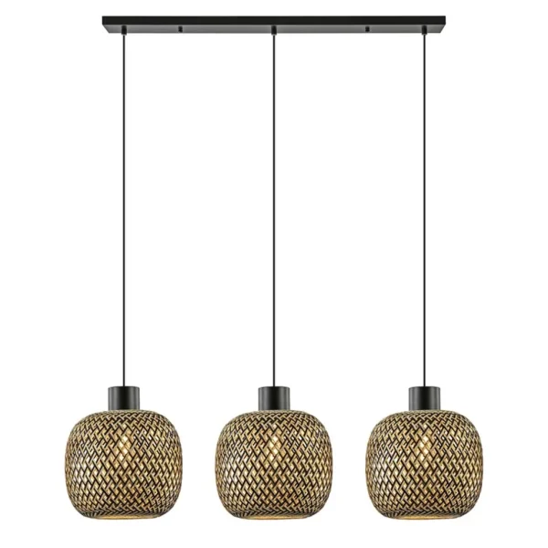 hanglamp_balk_l_zwart__ba_1.webp Online Straluma Hanglamp balk 3L zwart + bamboe