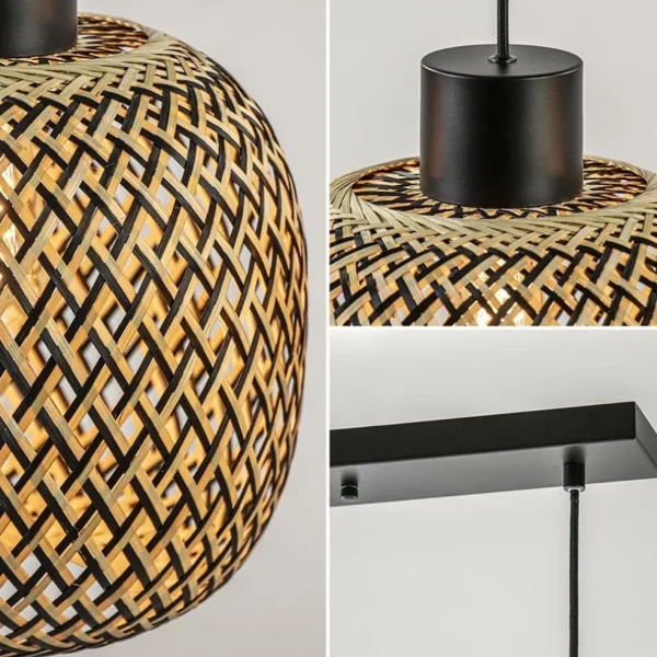 hanglamp_balk_l_zwart__ba_3.webp Online Straluma Hanglamp balk 3L zwart + bamboe