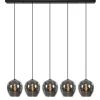 hanglamp_balk_zwart_licht_1.webp Fashion Straluma Hanglamp balk zwart 5-lichts smoke glas