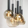 hanglamp_bella_smoke_l_mu_2.webp Cheap Straluma Hanglamp Bella Smoke 6L multipendel zwart/glas mix